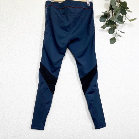 IVY PARK- Mesh Insert Logo Band Navy Leggings M - Picture 2 of 7